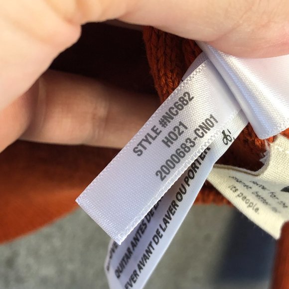 Madewell Women's XXS Claireview Hoodie Sweater Maple Glow NC682 MSRP $90 - Picture 6 of 14